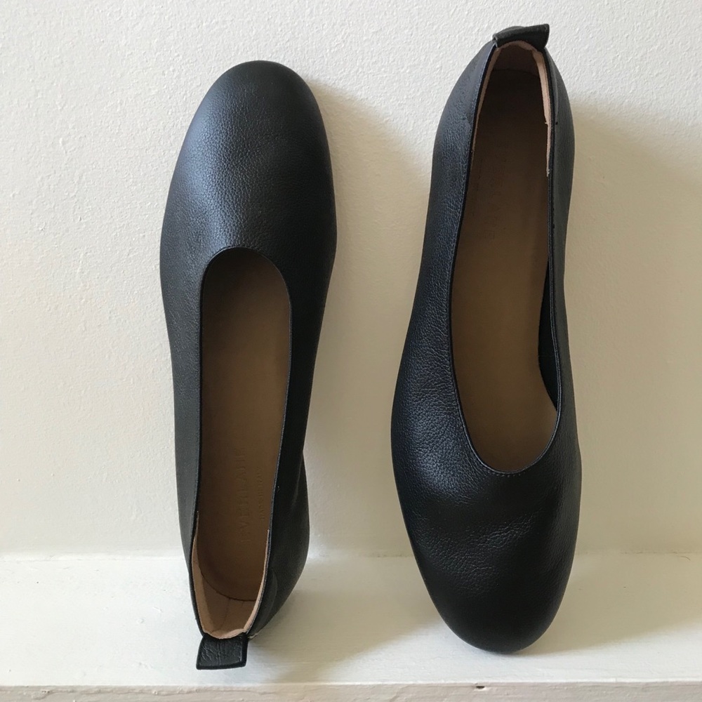 Everlane Italian Leather Day Glove in Black